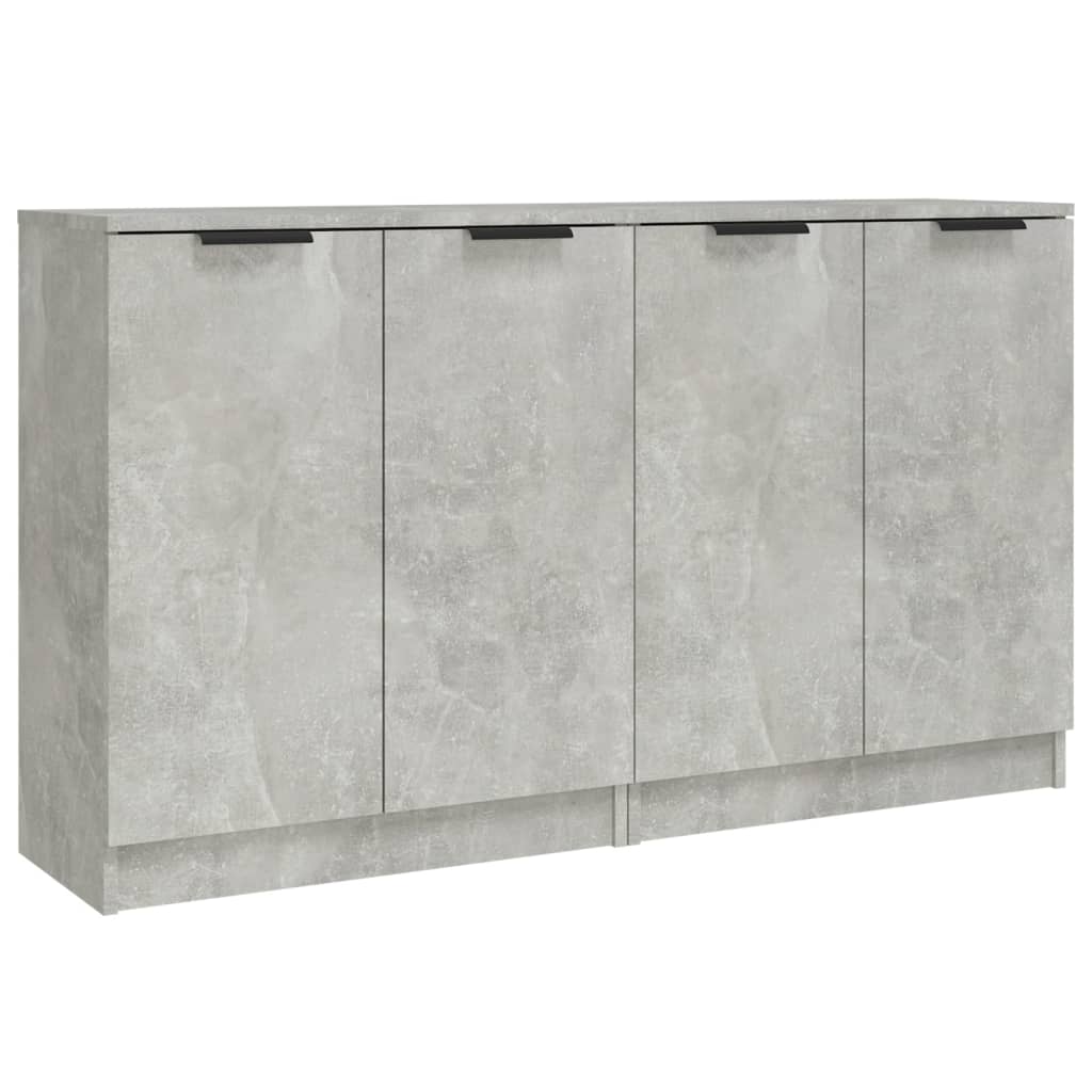 vidaXL Sideboards 2 pcs Concrete Grey 60x30x70 cm Engineered Wood