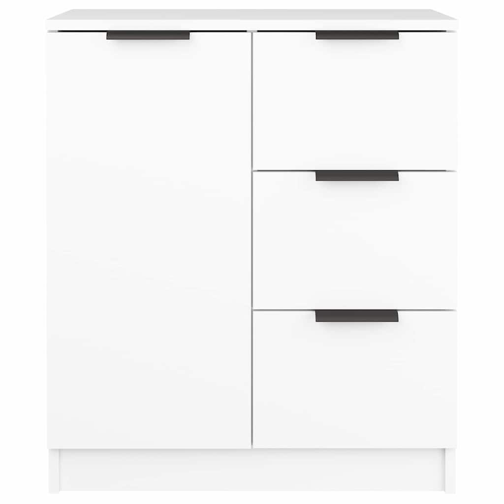vidaXL Sideboards 2 pcs White 60x30x70 cm Engineered Wood