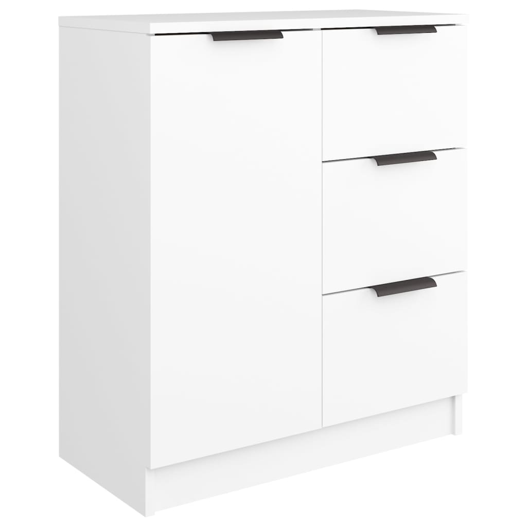 vidaXL Sideboards 2 pcs White 60x30x70 cm Engineered Wood