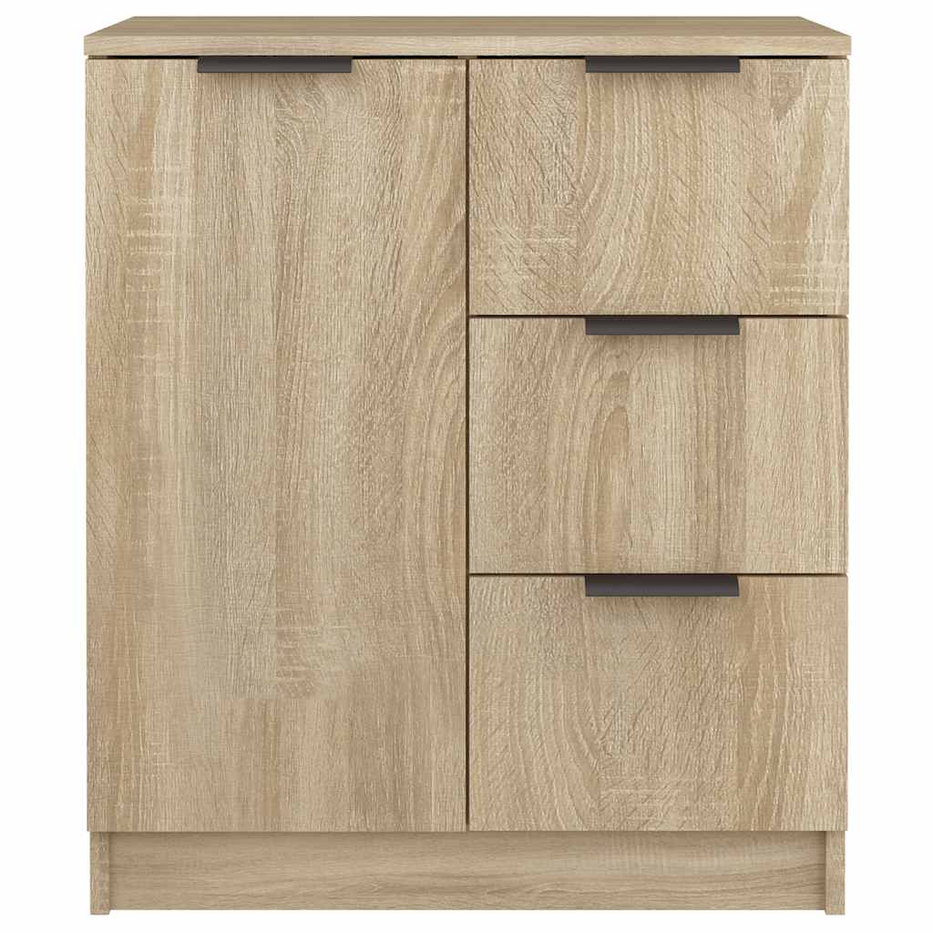 vidaXL Sideboards 2 pcs Sonoma Oak 60x30x70 cm Engineered Wood