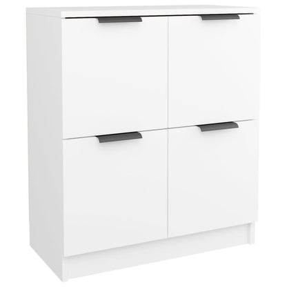 vidaXL Sideboards 2 pcs White 60x30x70 cm Engineered Wood