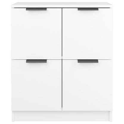 vidaXL Sideboards 2 pcs White 60x30x70 cm Engineered Wood