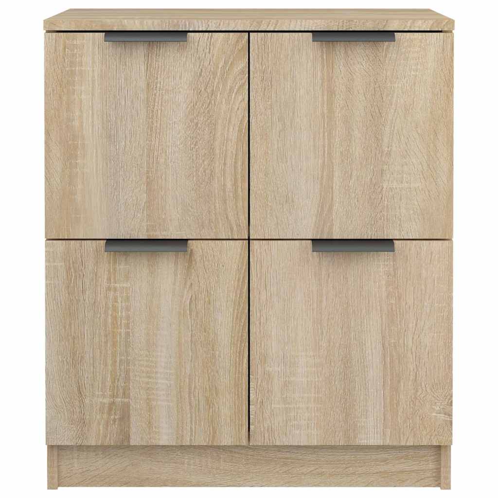 vidaXL Sideboards 2 pcs Sonoma Oak 60x30x70 cm Engineered Wood