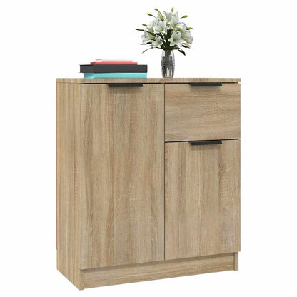vidaXL Sideboards 2 pcs Sonoma Oak 60x30x70 cm Engineered Wood