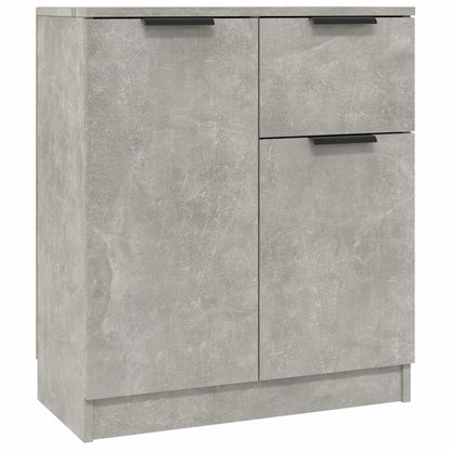 vidaXL Sideboards 2 pcs Concrete Grey 60x30x70 cm Engineered Wood