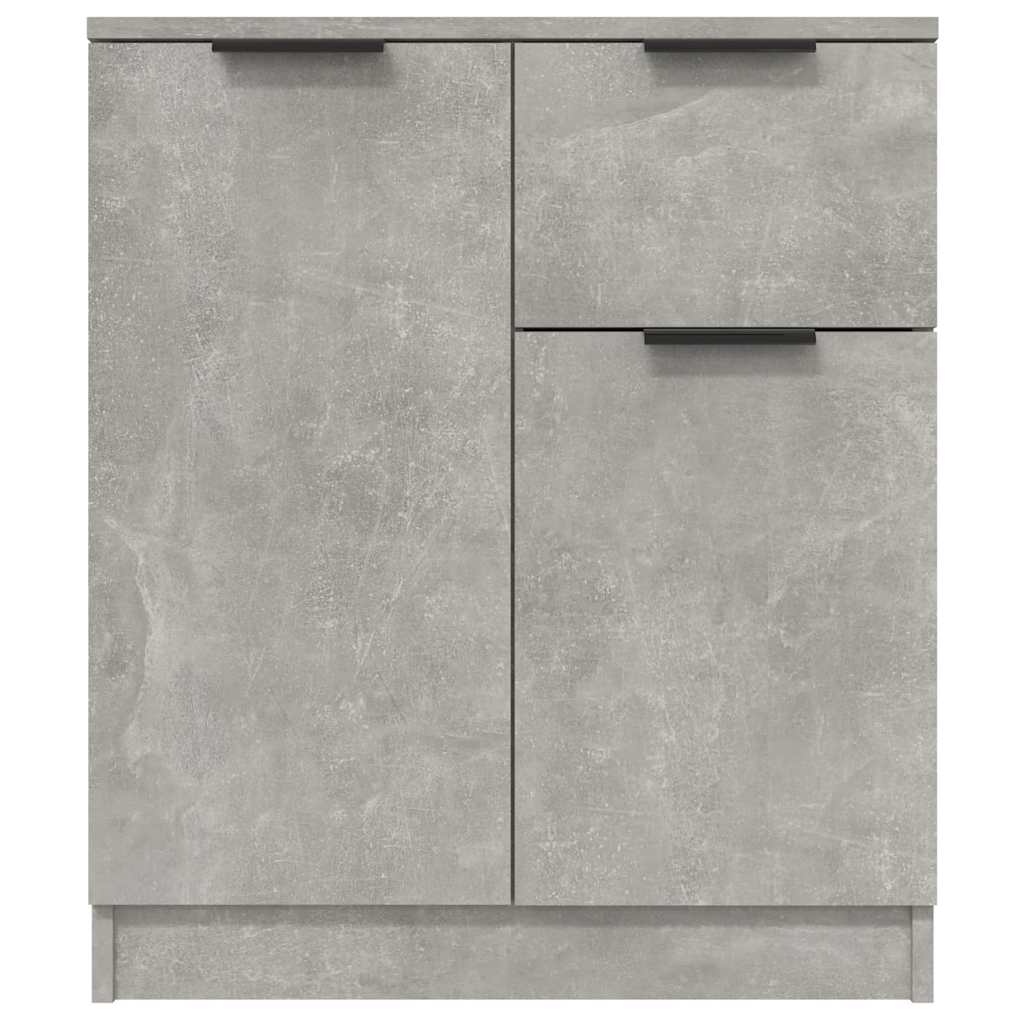 vidaXL Sideboards 2 pcs Concrete Grey 60x30x70 cm Engineered Wood