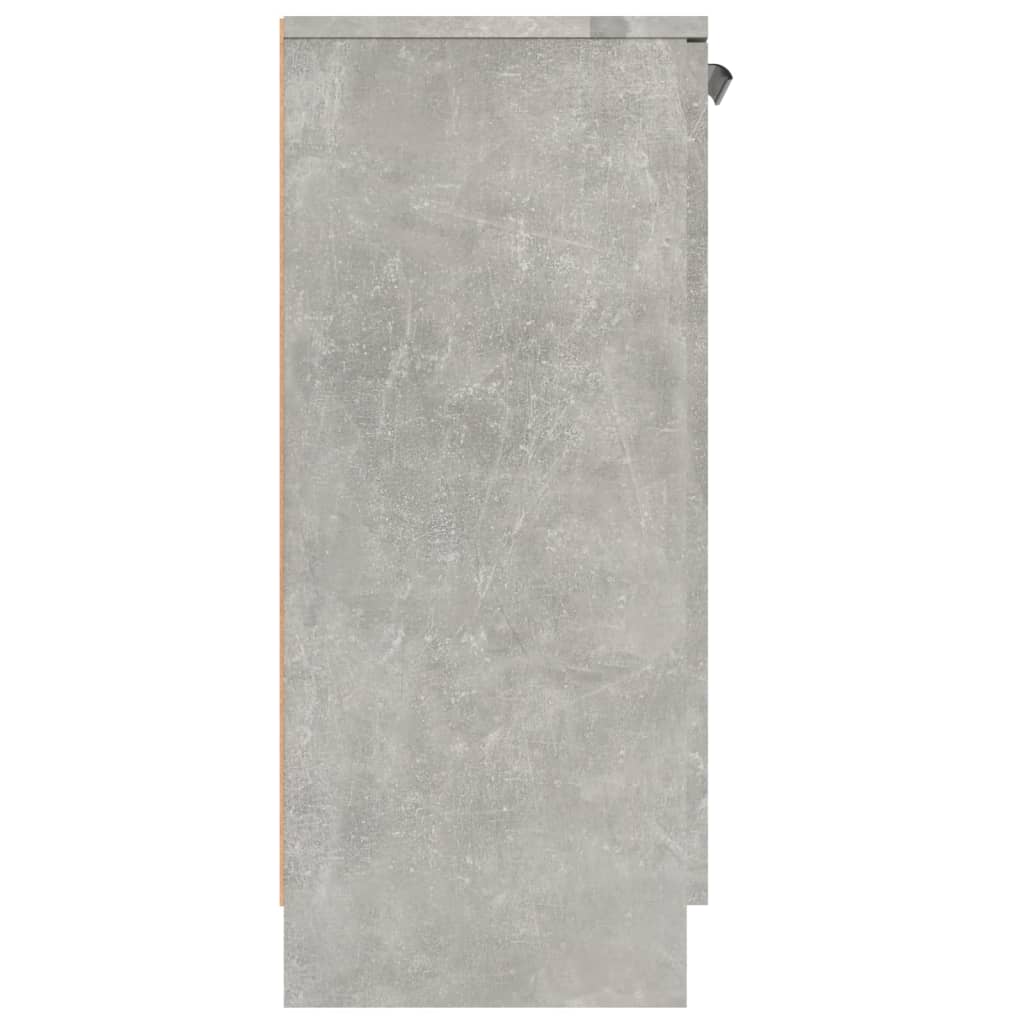 vidaXL Sideboards 2 pcs Concrete Grey 60x30x70 cm Engineered Wood