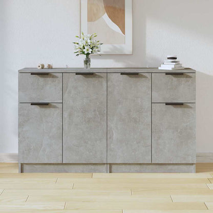 vidaXL Sideboards 2 pcs Concrete Grey 60x30x70 cm Engineered Wood