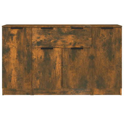 vidaXL Sideboards 3 pcs Smoked Oak Engineered Wood
