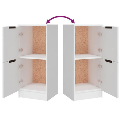 vidaXL Sideboards 3 pcs White Engineered Wood