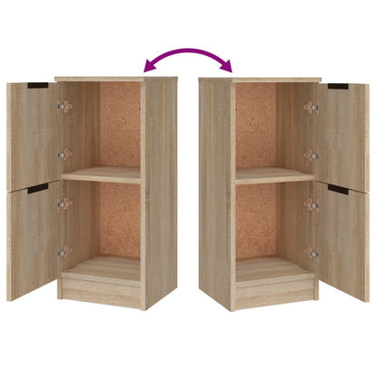 vidaXL Sideboards 3 pcs Sonoma Oak Engineered Wood