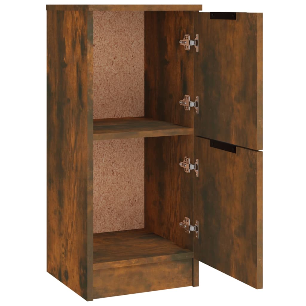 vidaXL Sideboards 3 pcs Smoked Oak Engineered Wood