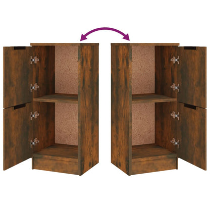 vidaXL Sideboards 3 pcs Smoked Oak Engineered Wood