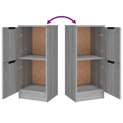 vidaXL Sideboards 3 pcs Grey Sonoma Engineered Wood