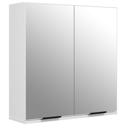 vidaXL 5 Piece Bathroom Cabinet Set White Engineered Wood