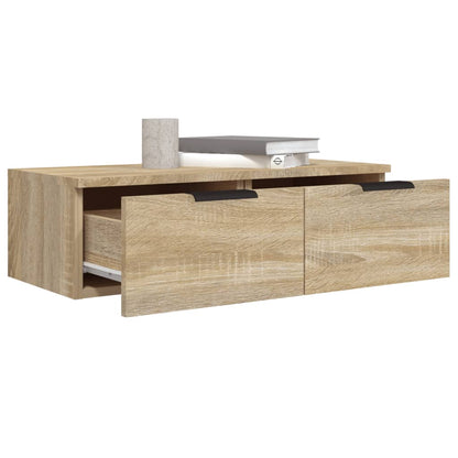 vidaXL Wall Cabinets 2 pcs Sonoma Oak 68x30x20 cm Engineered Wood