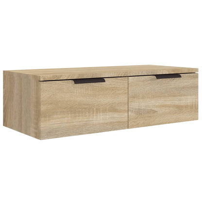 vidaXL Wall Cabinets 2 pcs Sonoma Oak 68x30x20 cm Engineered Wood