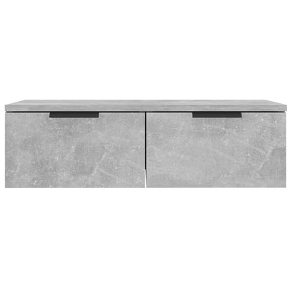 vidaXL Wall Cabinets 2 pcs Concrete Grey 68x30x20 cm Engineered Wood