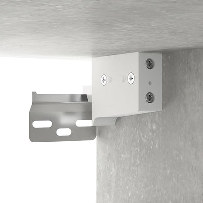 vidaXL Wall Cabinets 2 pcs Concrete Grey 68x30x20 cm Engineered Wood