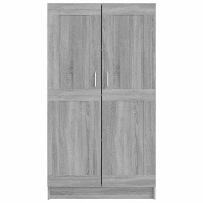 vidaXL Book Cabinet Grey Sonoma 82,5x30,5x150 cm Engineered Wood
