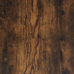 vidaXL Corner Cabinet Smoked Oak 33x33x164.5 cm Engineered Wood