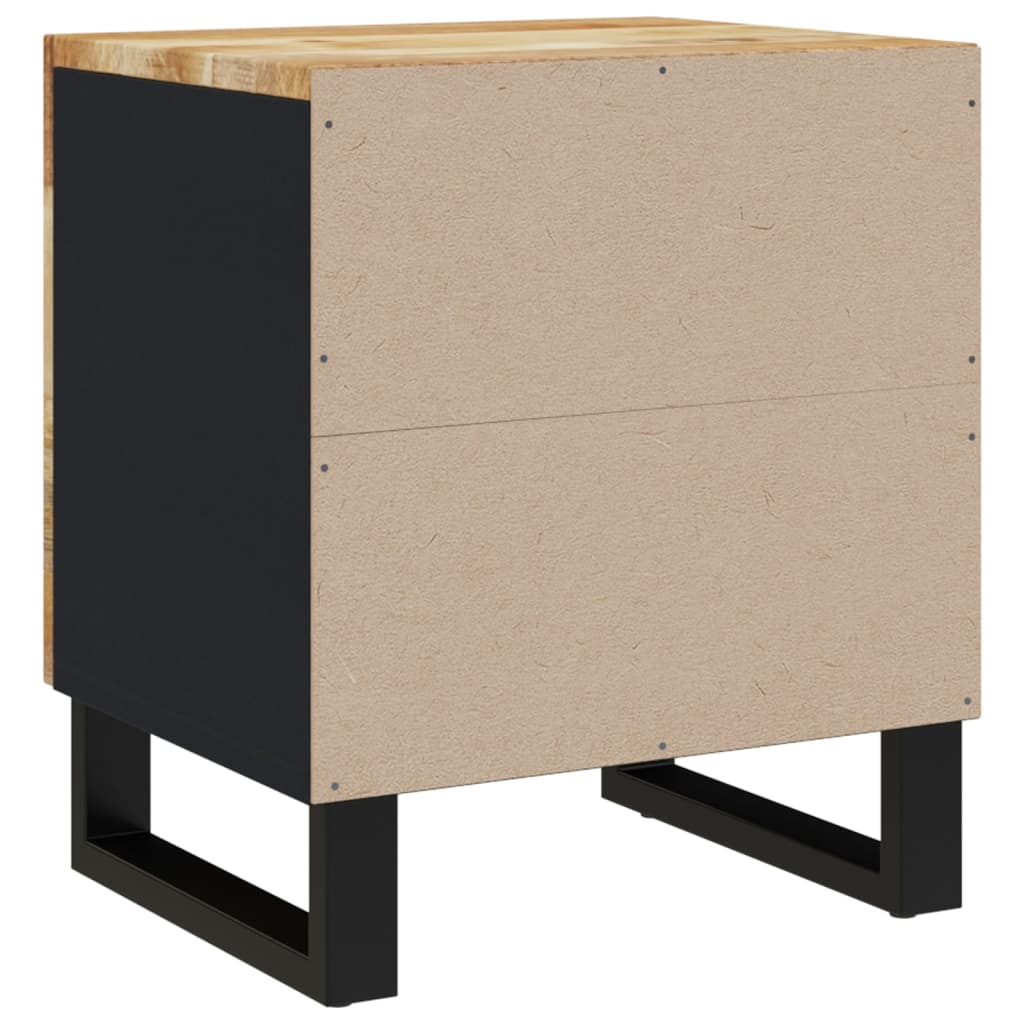 vidaXL Bedside Cabinet 40x33x46 cm Solid Wood Mango