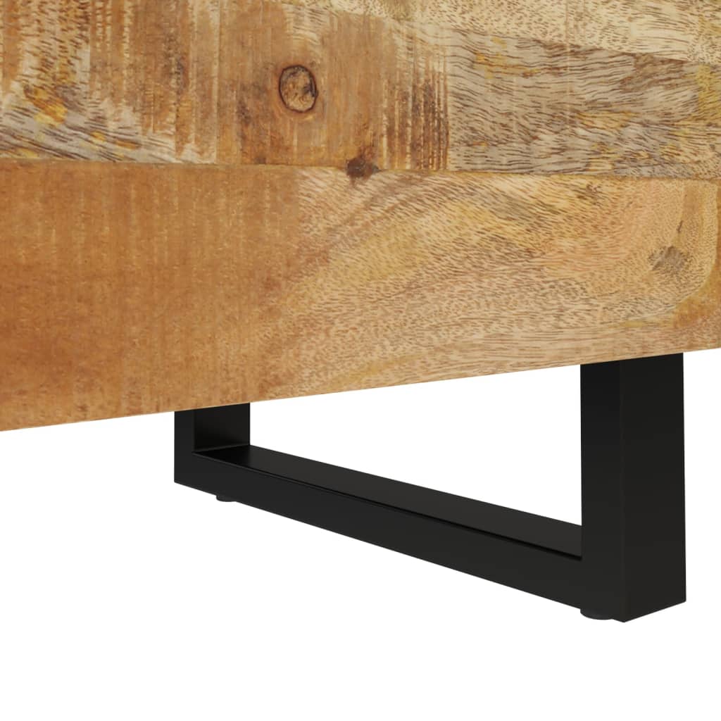 vidaXL Bedside Cabinet 40x33x46 cm Solid Wood Mango