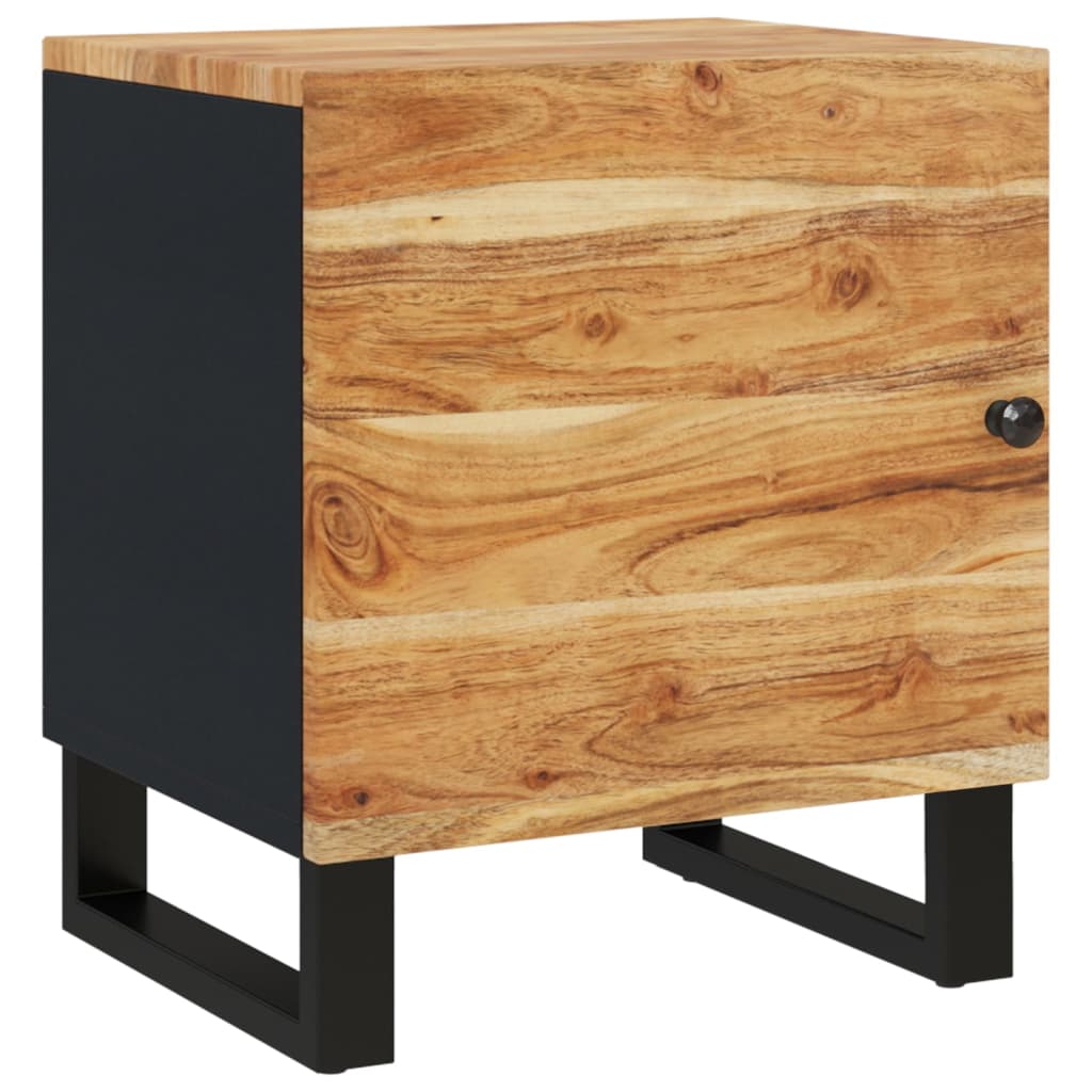 vidaXL Bedside Cabinet 40x33x46 cm Solid Wood Acacia