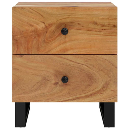 vidaXL Bedside Cabinets 2 pcs 40x33x46 cm Solid Wood Acacia