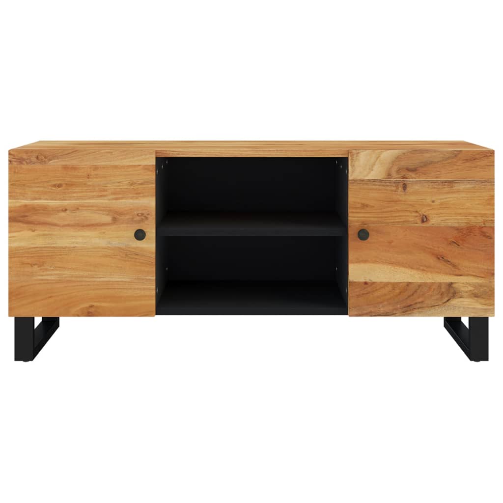 vidaXL TV Cabinet 105x33x46cm Solid Wood Acacia
