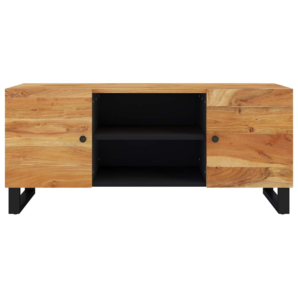 vidaXL TV Cabinet 105x33x46cm Solid Wood Acacia