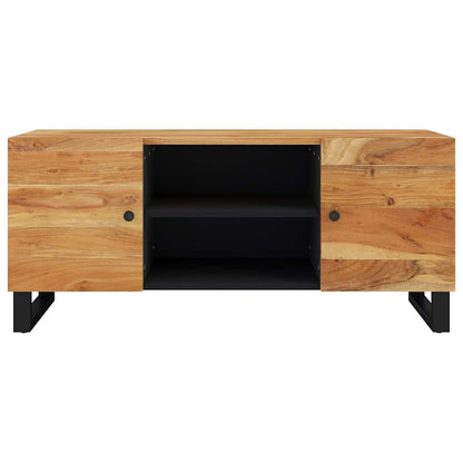 vidaXL TV Cabinet 105x33x46cm Solid Wood Acacia