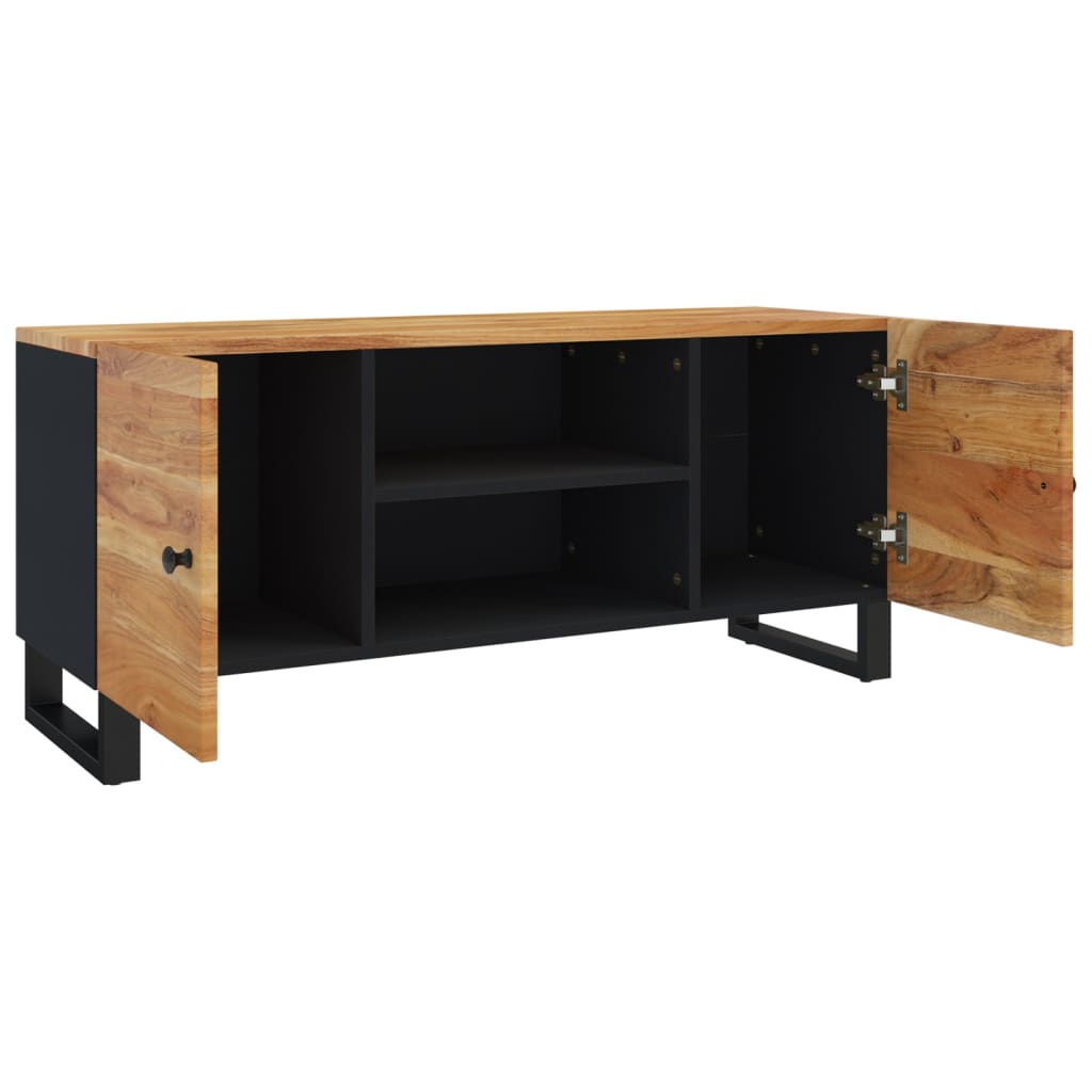 vidaXL TV Cabinet 105x33x46cm Solid Wood Acacia