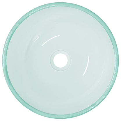 vidaXL Basin Tempered Glass 35x12 cm Frosted