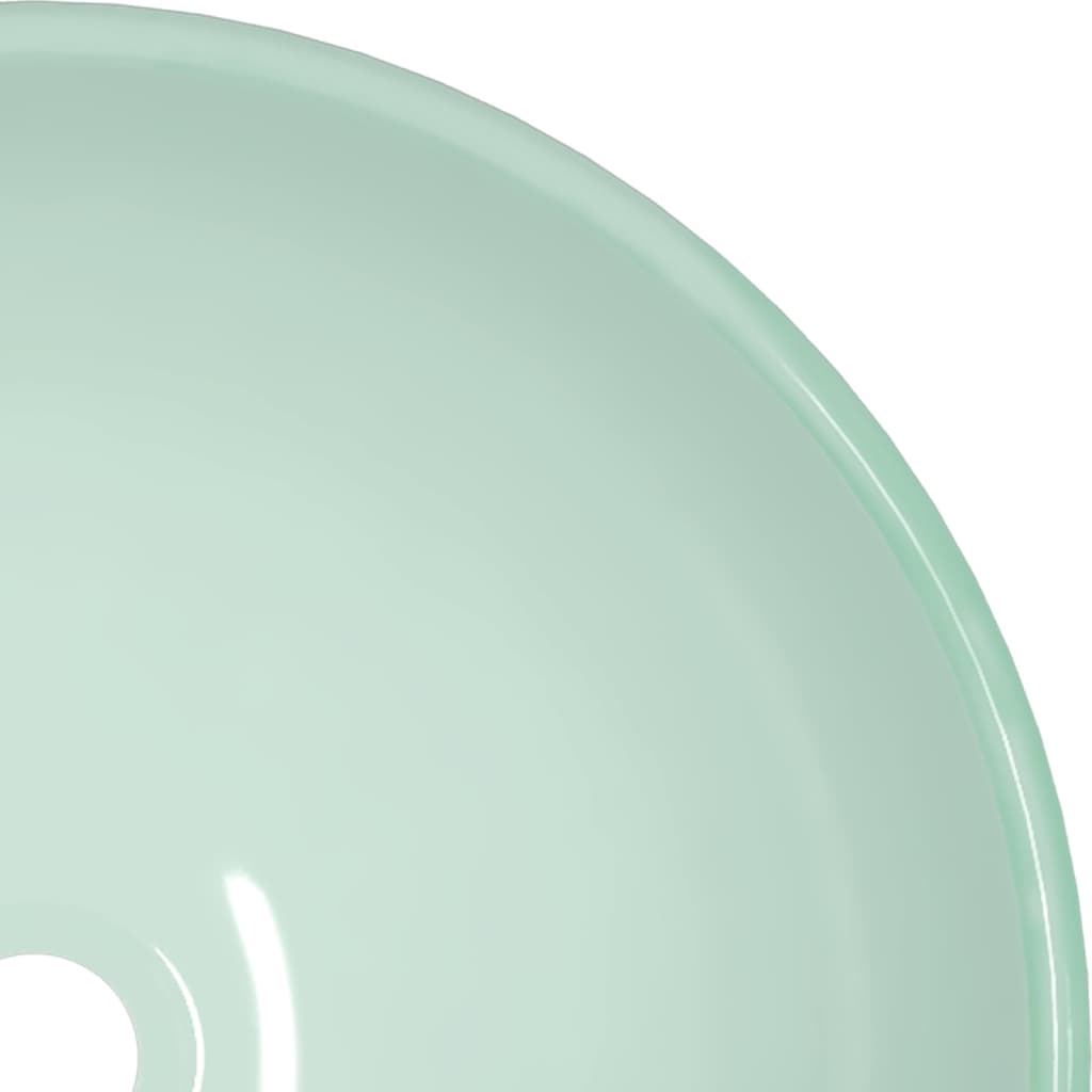 vidaXL Basin Tempered Glass 42x14 cm White
