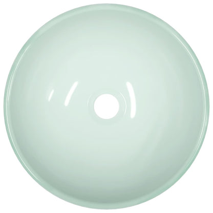 vidaXL Basin Tempered Glass 35x12 cm White
