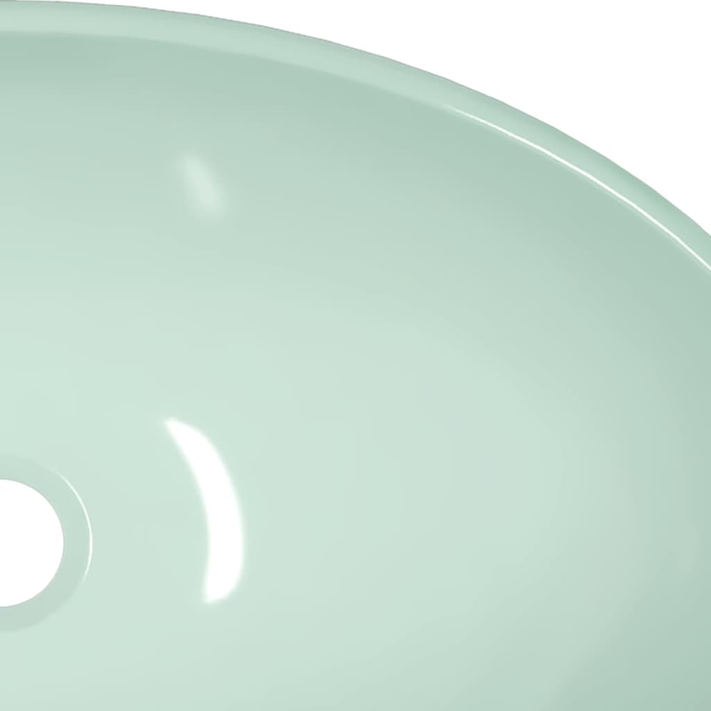 vidaXL Basin Tempered Glass 54.5x35x15.5 cm White