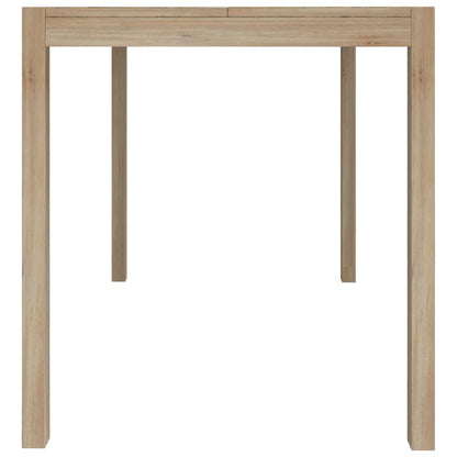vidaXL Dining Table 110x70x75 cm Solid Wood Acacia