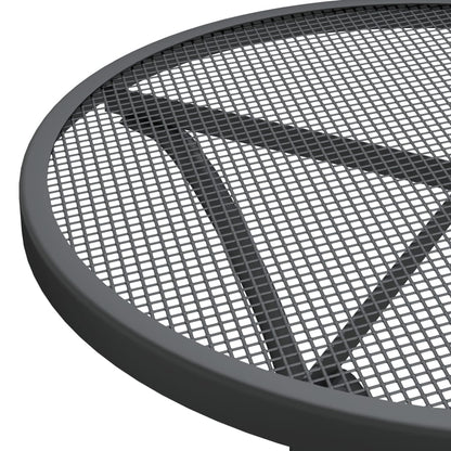 vidaXL Garden Dining Set | Anthracite | Expanded metal mesh with e-coating