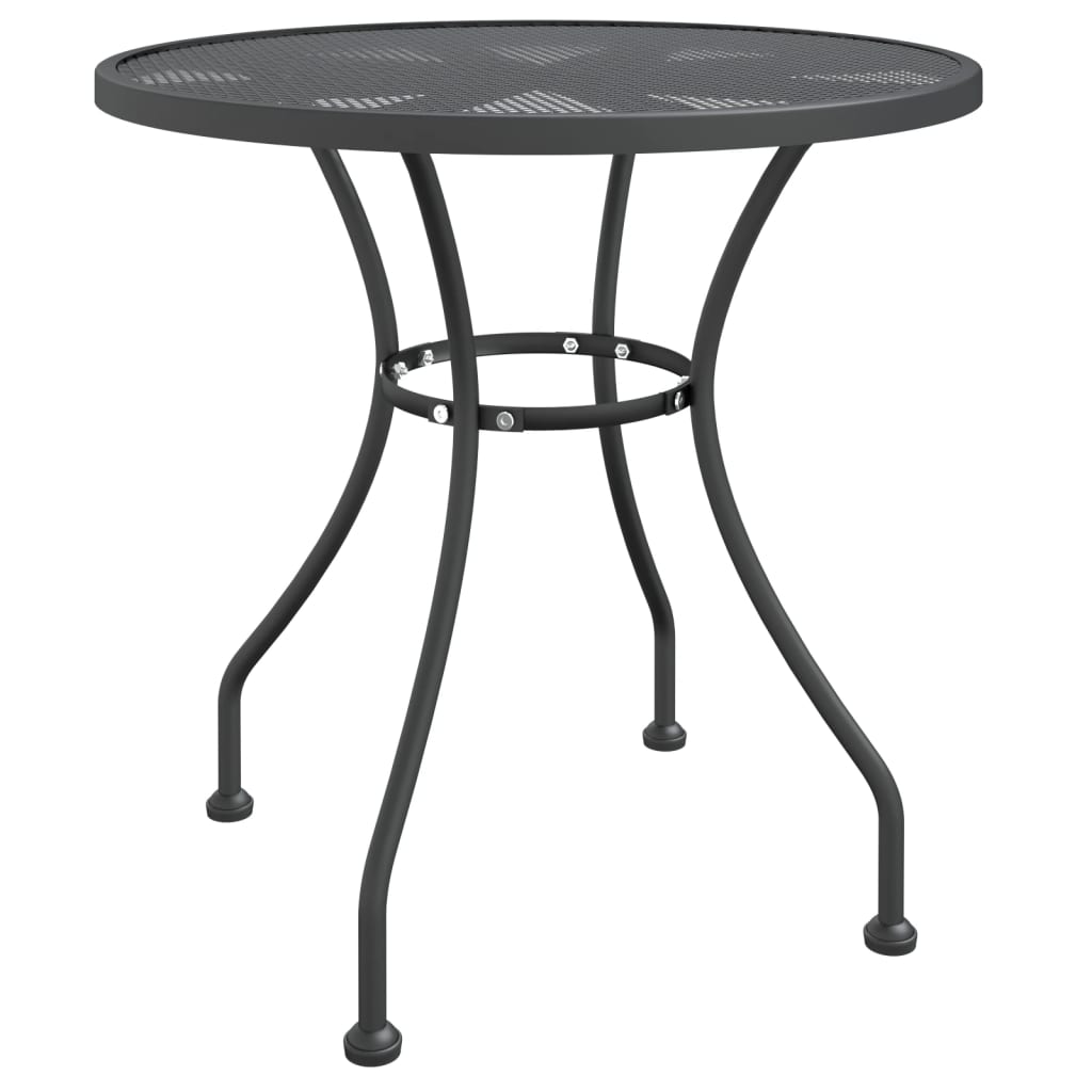vidaXL Garden Dining Set | Anthracite | Expanded metal mesh with e-coating