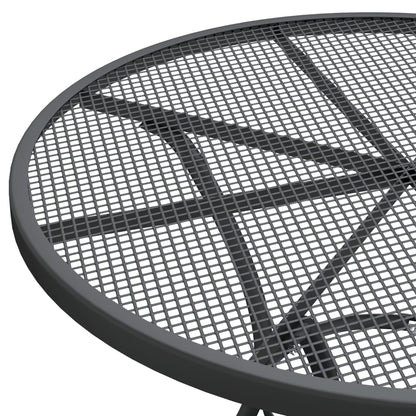 vidaXL Garden Dining Set | Anthracite | Expanded metal mesh with e-coating