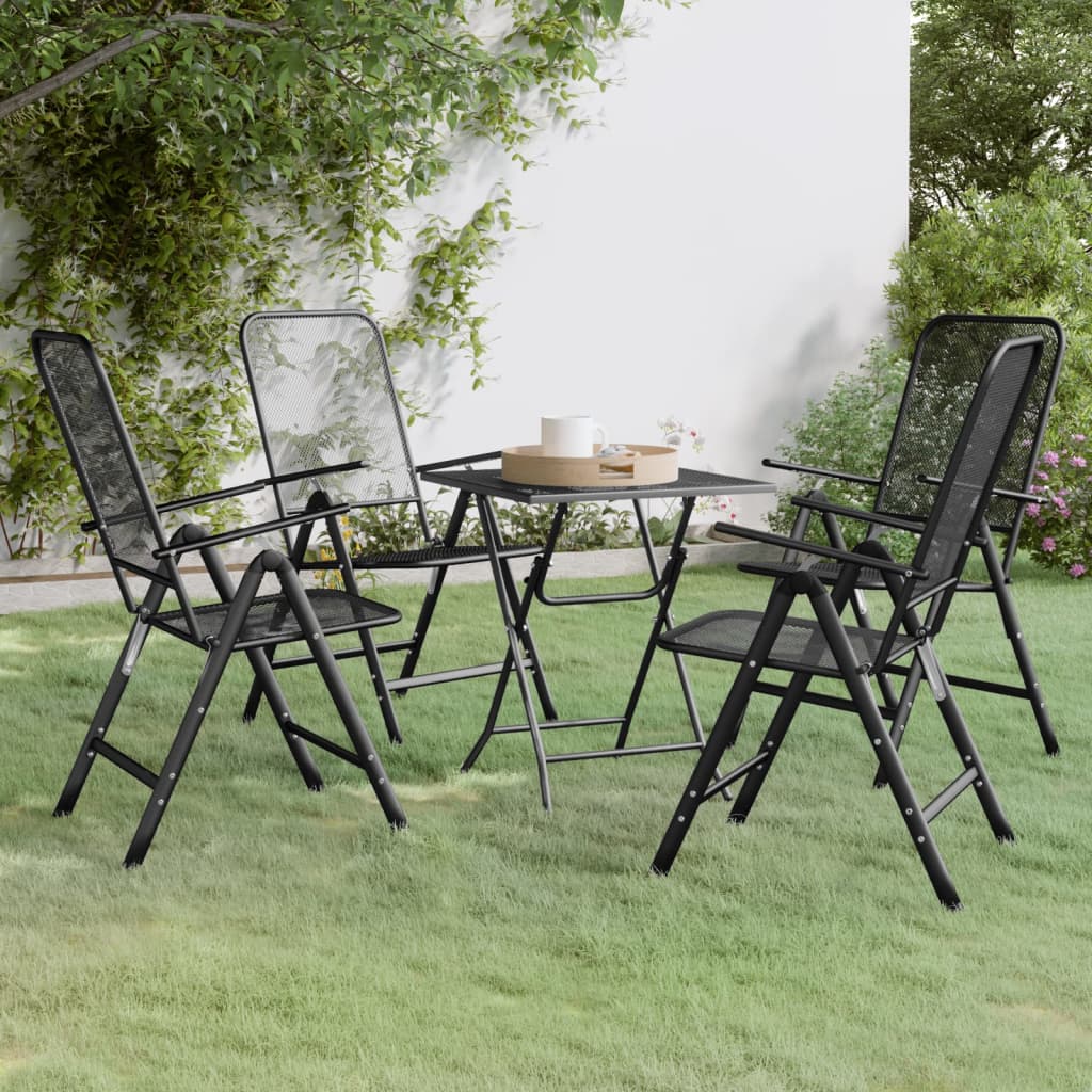 vidaXL Garden Dining Set | Anthracite