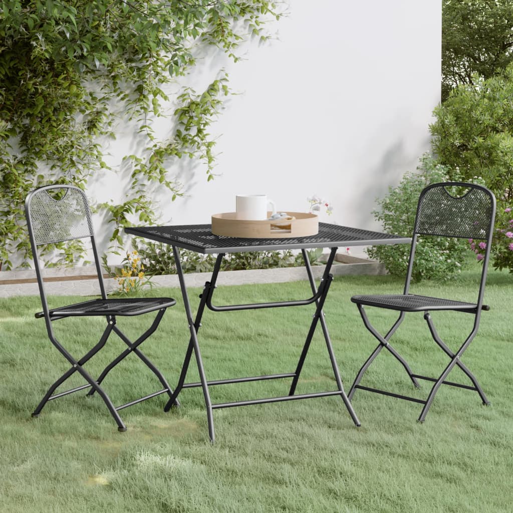 vidaXL Garden Dining Set | Anthracite
