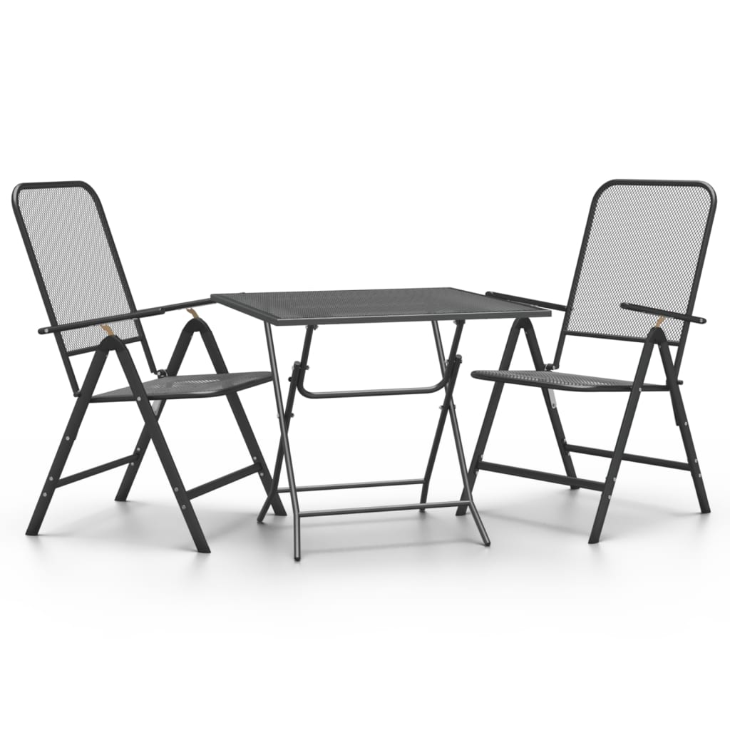 vidaXL Garden Dining Set | Anthracite