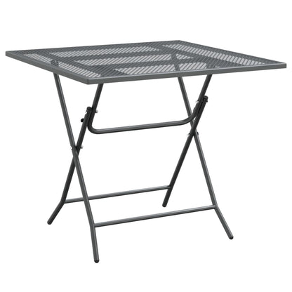 vidaXL Garden Dining Set | Anthracite | Expanded metal mesh with e-coating