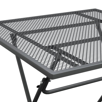 vidaXL Garden Dining Set | Anthracite | Expanded metal mesh with e-coating