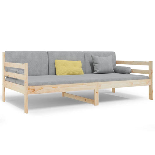vidaXL Day Bed without Mattress 90x190cm Solid Wood Pine