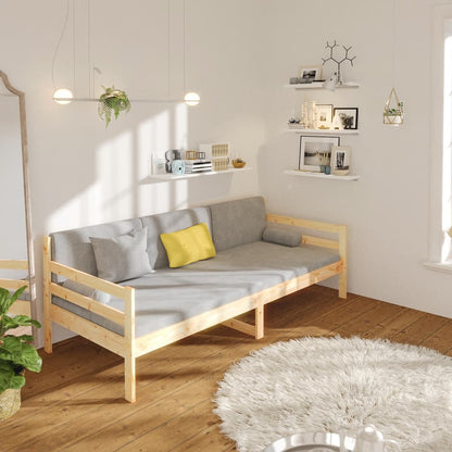 vidaXL Day Bed without Mattress 90x190cm Solid Wood Pine