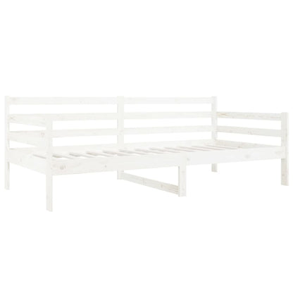 vidaXL Day Bed without Mattress White 90x190cm Solid Wood Pine