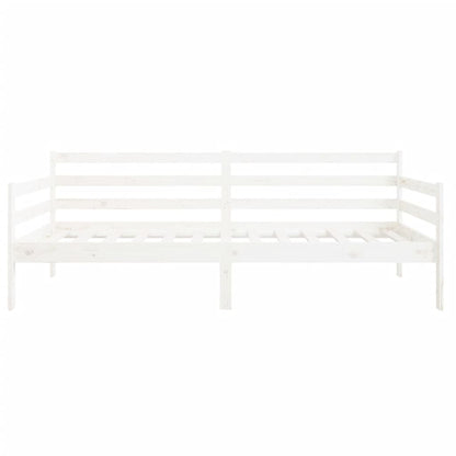 vidaXL Day Bed without Mattress White 90x190cm Solid Wood Pine
